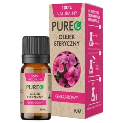 Pureo, naturalny olejek eteryczny Geraniowy, 10 ml