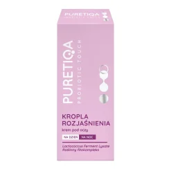 Puretiqa Probiotic Touch Kropla Rozjaśnienia, krem pod oczy, 15 ml