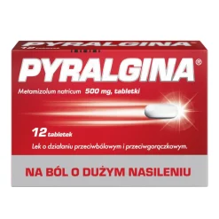 Pyralgina, 500 mg, tabletki, 12 szt.
