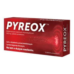 Pyreox, 500 mg, tabletki powlekane, 6 szt.