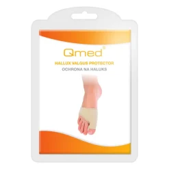 Qmed Hallux Valgus Protector, ochrona na haluks, beżowy, rozmiar uniwersalny, 1 szt.
