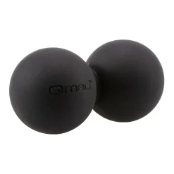 Qmed Lacrosse Duo Ball, mini wałek rehabilitacyjny i do masażu, czarny, 1 szt.