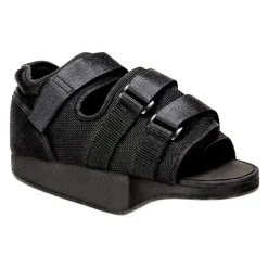 Qmed Prostoperative Shoe, but pooperacyjny odciążający przodostopie, czarny, rozmiar S