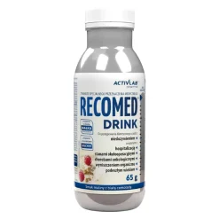 RecoMed Drink, proszek, smak maliny z białą czekoladą, 65 g