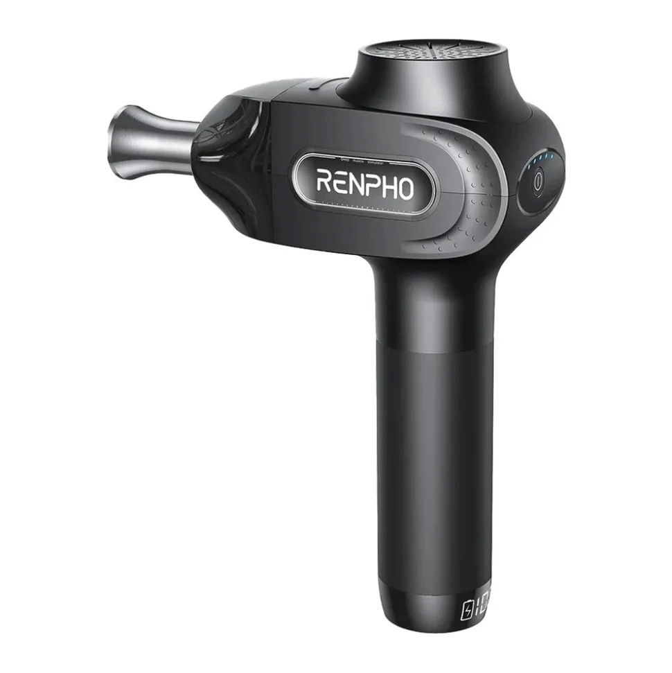 Renpho Pro Titanium, pistolet do masażu, czarny, 1 szt.