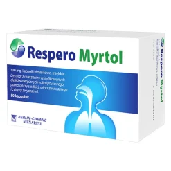 Respero Myrtol, 300 mg, kapsułki dojelitowe miękkie, 50 szt.