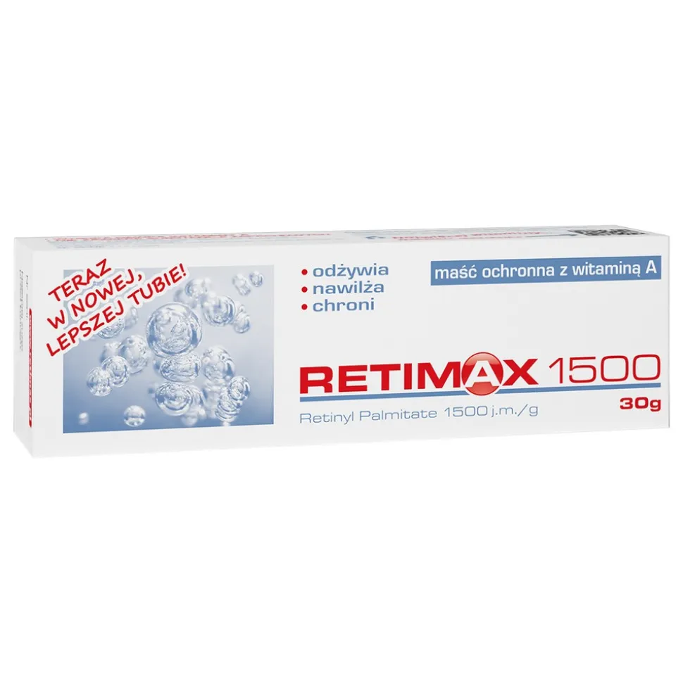 Retimax 1500, maść ochronna z witaminą A, 30 g