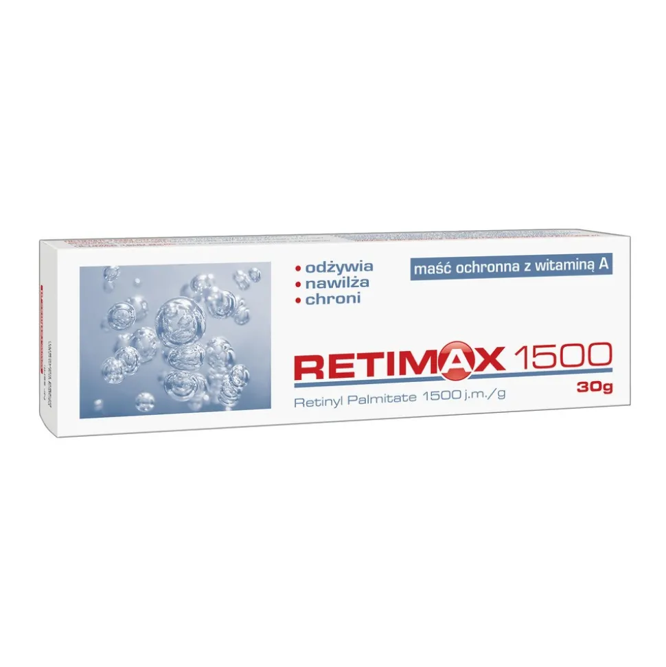 Retimax 1500, maść ochronna z witaminą A, 30 g