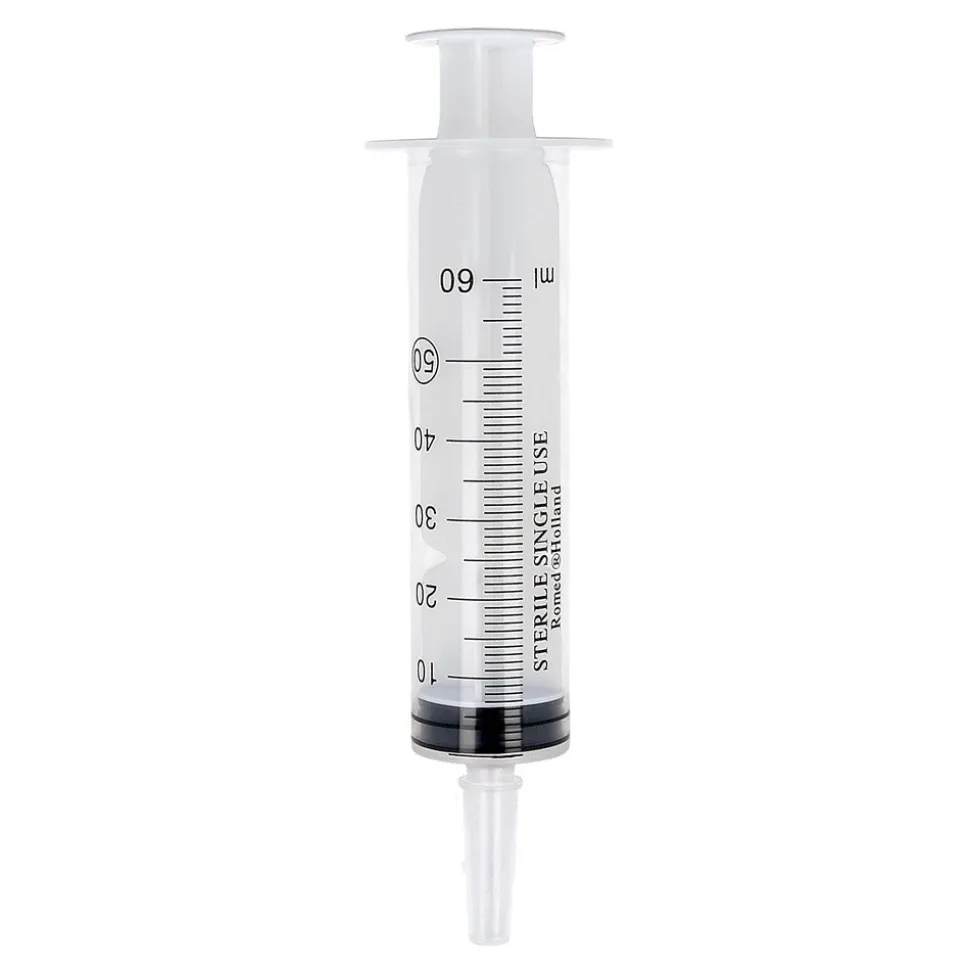 Romed, 3-częściowa strzykawka do cewnika, 60 ml, 1 szt.