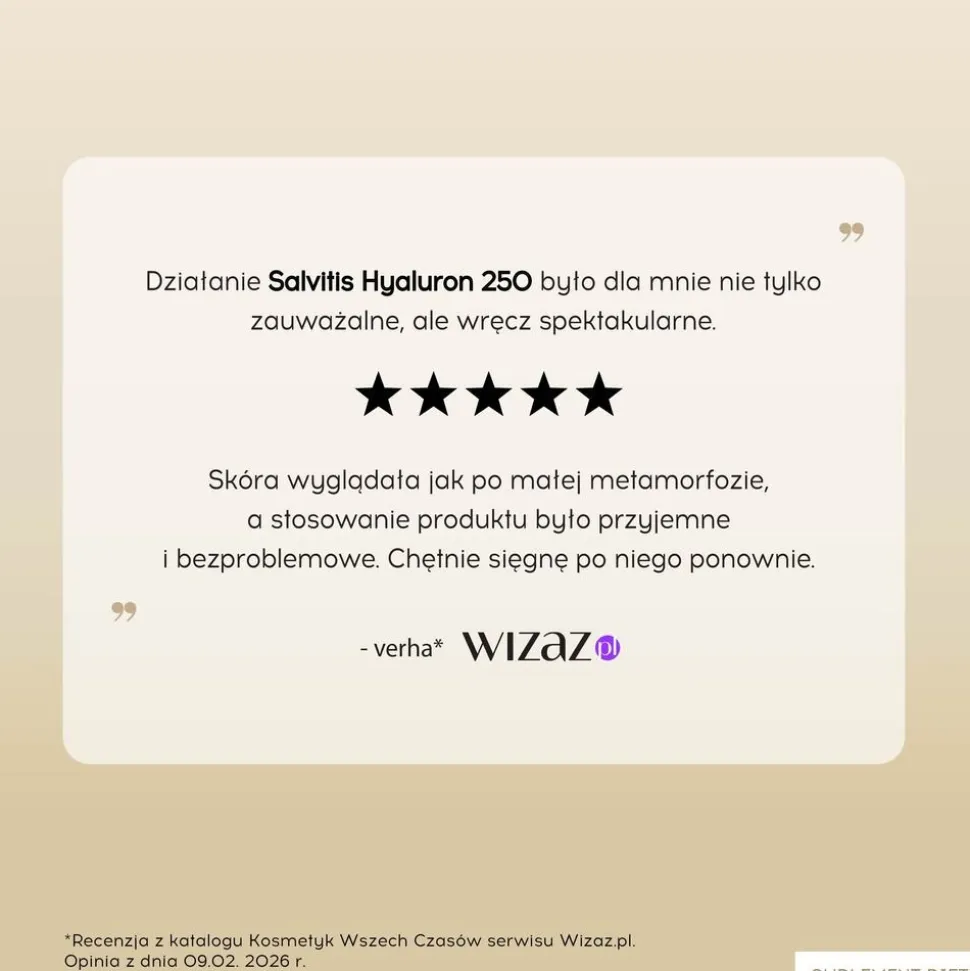 Salvitis Hyaluron 250, płyn, 30 ml