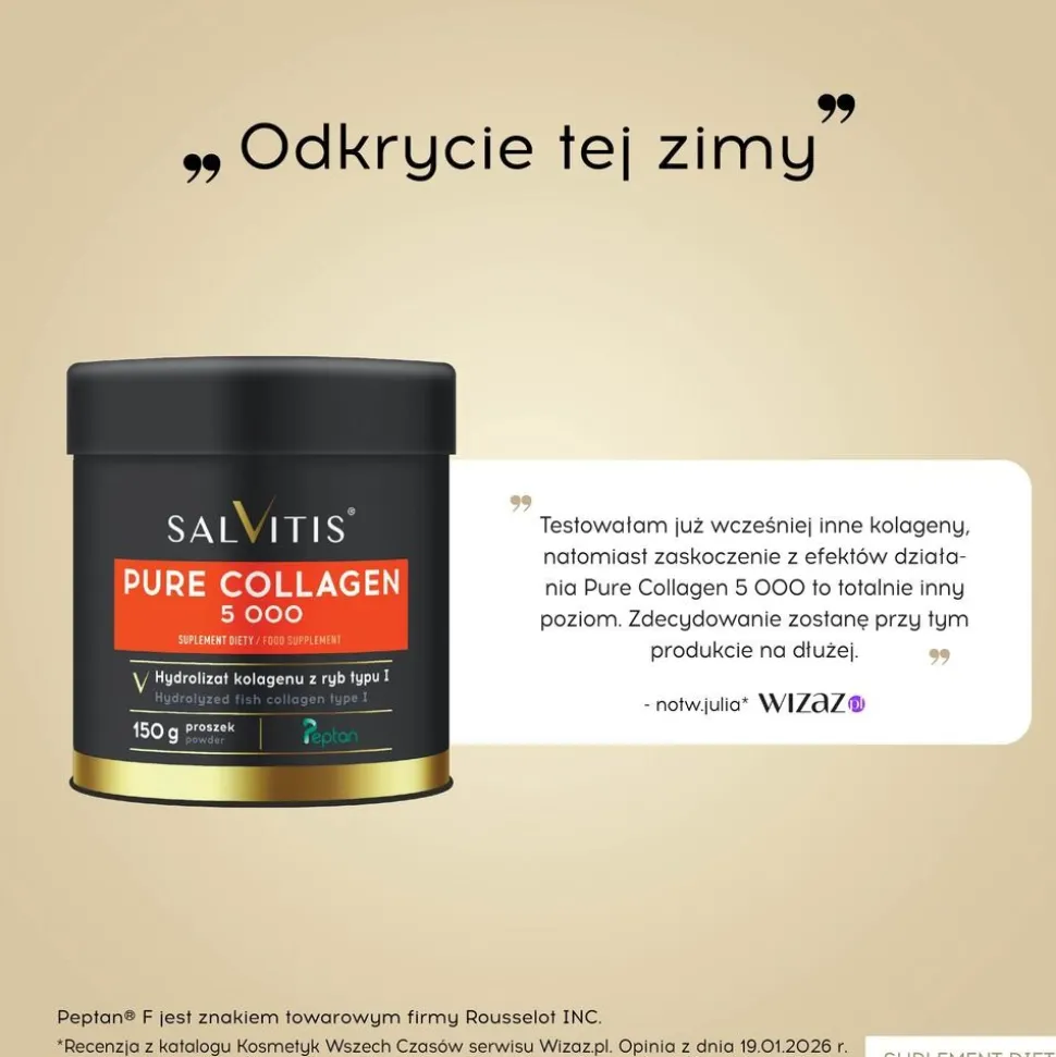 Salvitis Pure Collagen 5 000, proszek, 150 g