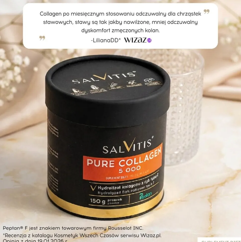 Salvitis Pure Collagen 5 000, proszek, 150 g