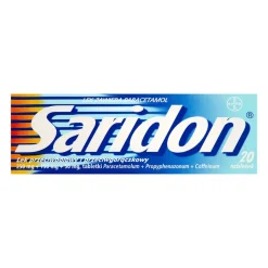 Saridon, 250 mg+150 mg+50 mg, tabletki, 20 szt.