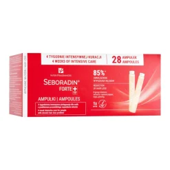 Seboradin Forte, ampułki przeciw wypadaniu włosów, 28 x 5,5 ml