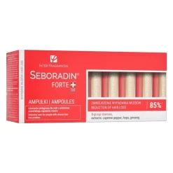 Seboradin Forte, ampułki przeciw wypadaniu włosów, 14 x 5,5 ml