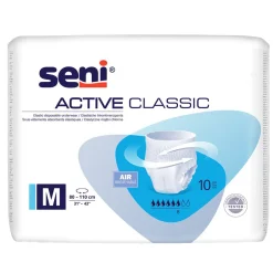 Seni Active Classic, majtki chłonne, medium, 10 szt.