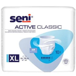 Seni Active Classic, majtki chłonne, extra large, 10 szt