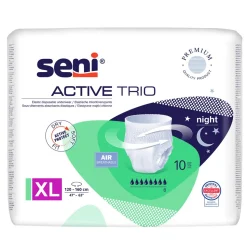 Seni Active Trio, elastyczne majtki chłonne, rozmiar XL, 10 szt.