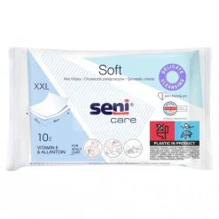 Seni Care Soft, chusteczki pielęgnacyjne, 10 szt.