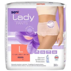 Seni Lady Pants, majtki chłonne, rozmiar L, 30 szt.