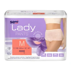 Seni Lady Pants, majtki chłonne, rozmiar M, 10 szt.