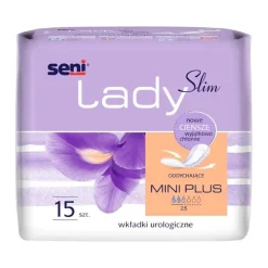 Seni Lady Slim mini plus, wkładki urologiczne, 15 szt.