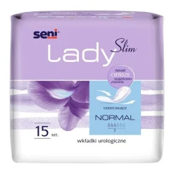 Seni Lady Slim normal, wkładki urologiczne, 15 szt.