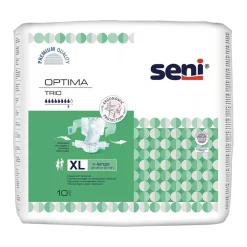 Seni Optima Trio, pieluchomajtki z pasem biodrowym, rozmiar XL, 10 szt.