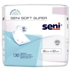 Seni Soft Super, podkłady higieniczne, 90 cm x 60 cm, 30 szt.