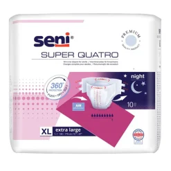 Seni Super Quatro, pieluchomajtki, XXL, 10 szt.