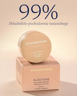Sensum Mare Algotone, transparentny puder sypki o satynowym wykończeniu, 10 g