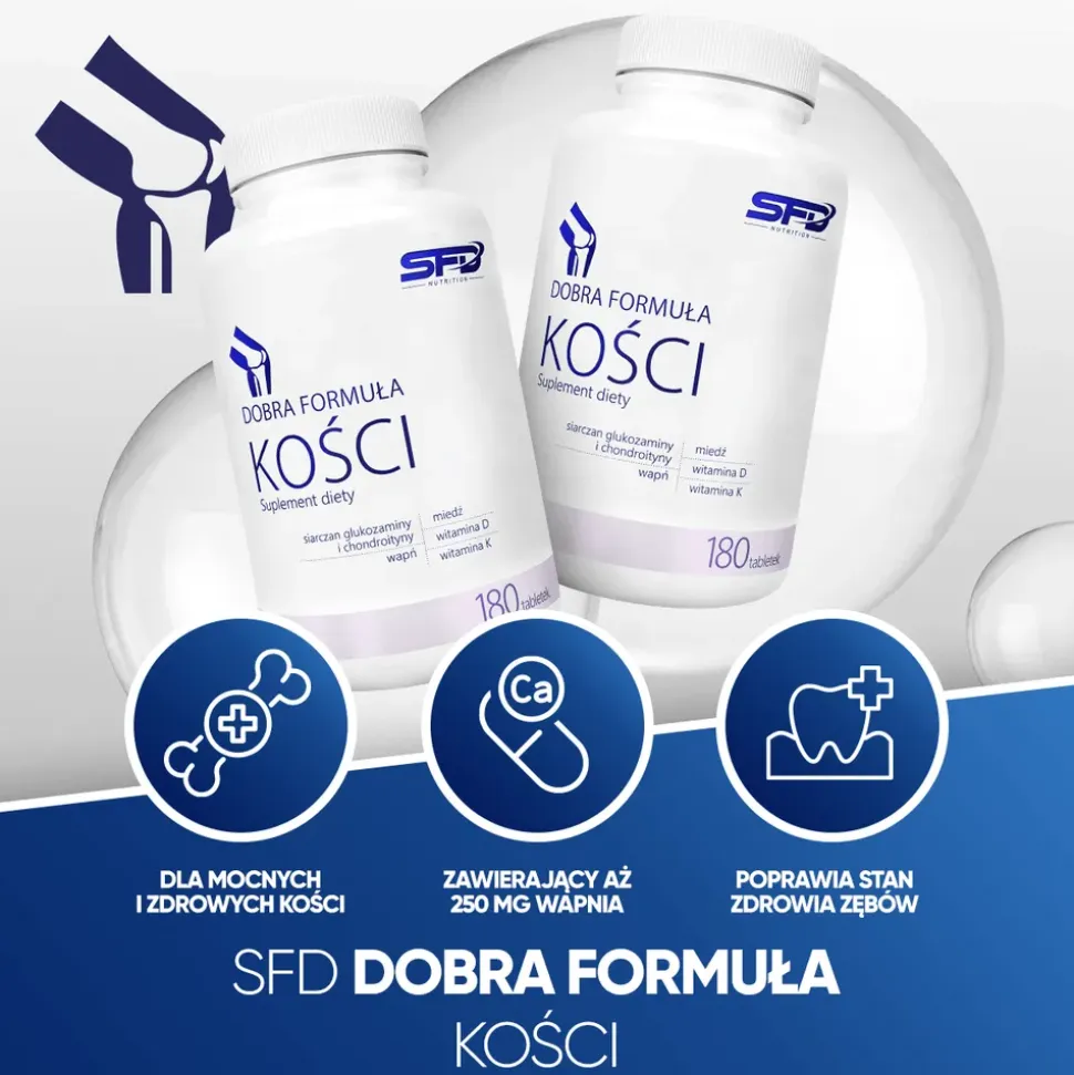 SFD Dobra Formuła Kości, tabletki, 180 szt.