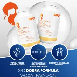SFD Dobra Formuła Włosy i paznokcie, tabletki, 180 szt.