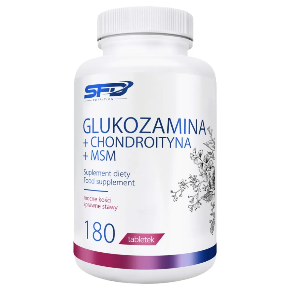 SFD Glukozamina + Chondroityna + MSM, tabletki, 180 szt.