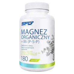 SFD Magnez Organiczny + B6 (P-5-P), tabletki, 180 szt.