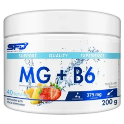 SFD Mg + B6, proszek, smak tutti frutti, 200 g