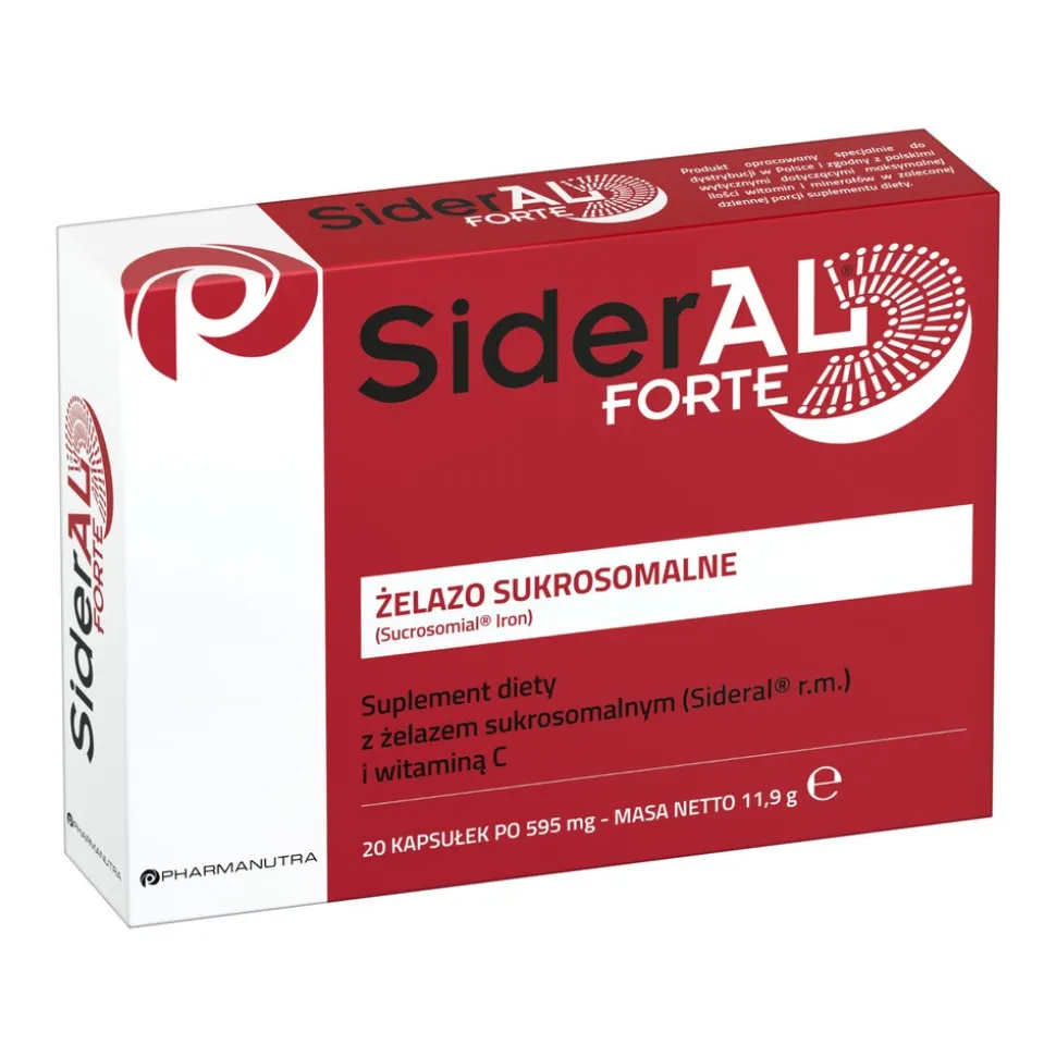 Sideral Forte, kapsułki, 20 szt.