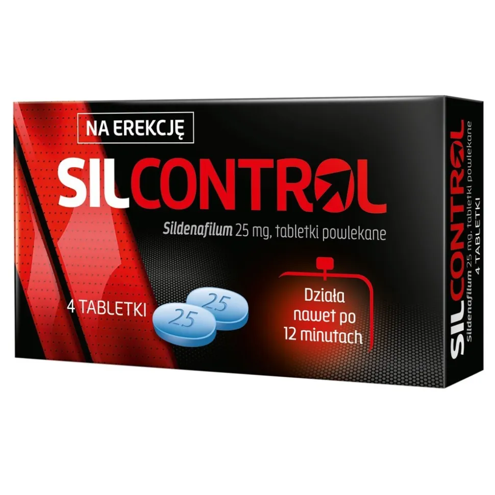 Silcontrol, 25 mg, tabletki powlekane, 4 szt.