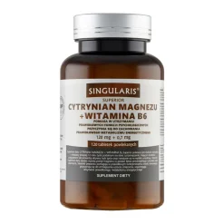 Singularis Cytrynian magnezu + Witamina B6, tabletki powlekane, 120 szt.
