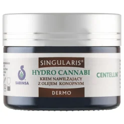 Singularis Dermo, Hydro Cannabi, krem nawilżający z olejem konopnym, 50 ml
