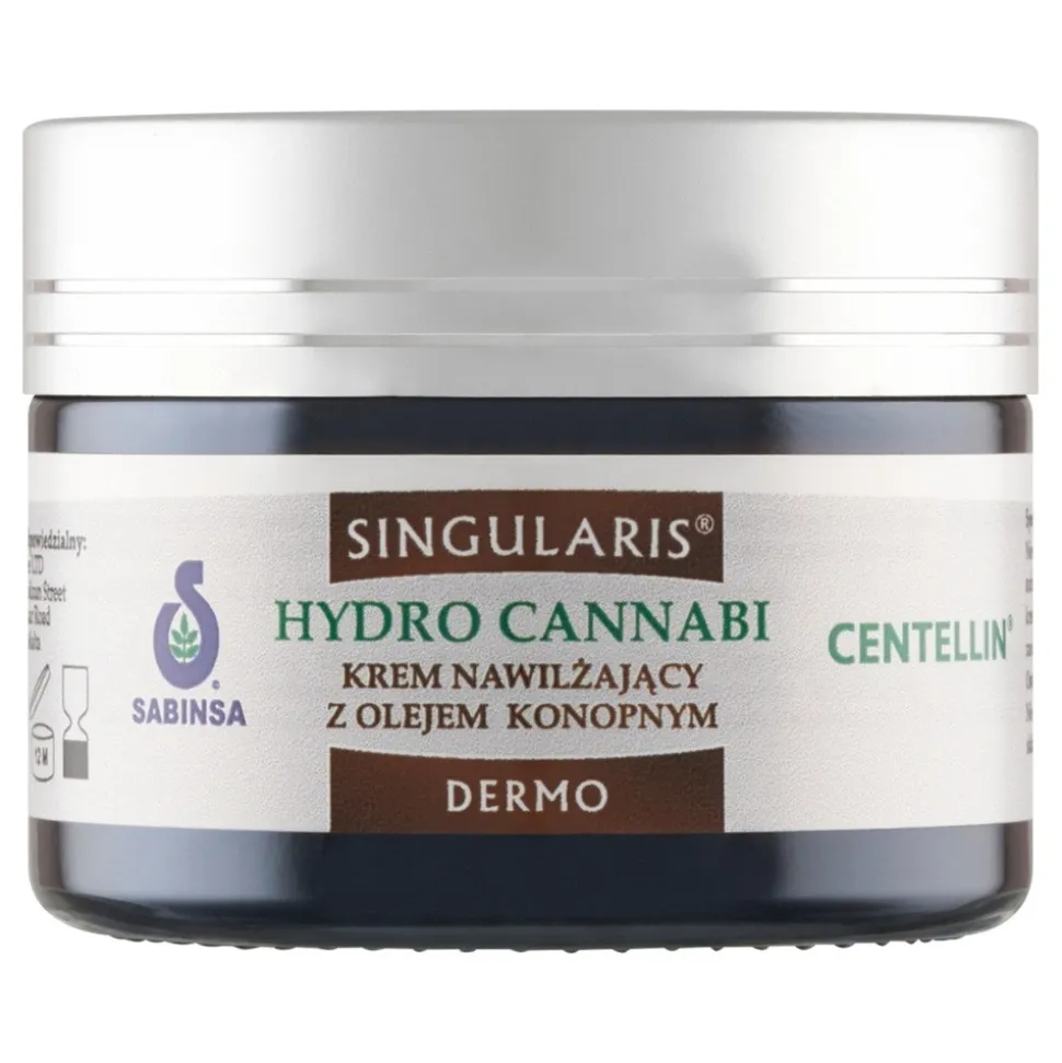 Singularis Dermo, Hydro Cannabi, krem nawilżający z olejem konopnym, 50 ml