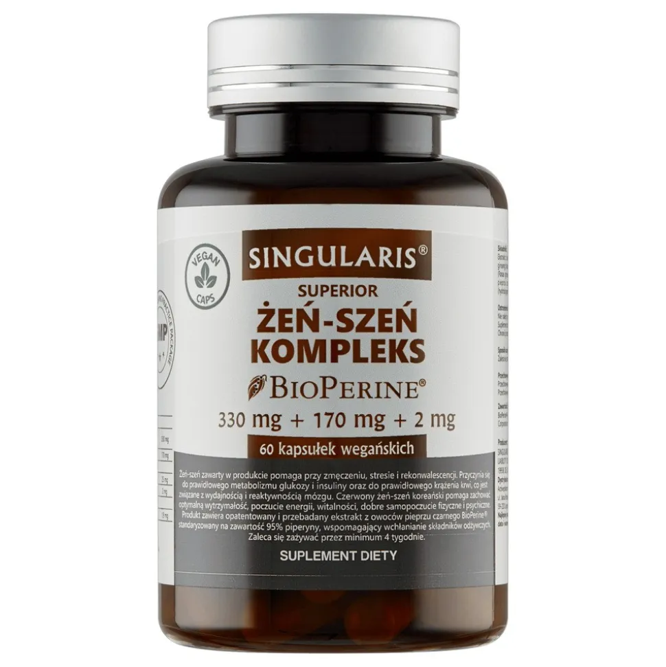 Singularis Żeń-Szeń Kompleks Superior, kapsułki, 60 szt.