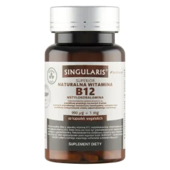 Singularis, Naturalna Wit.B12 Metylokobalamina + Bioperin, kapsułki, 60 szt.