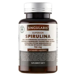 Singularis Spirulina 700 mg, kapsułki, 60 szt.