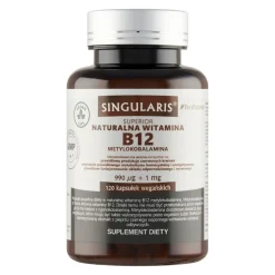 Singularis Superior Naturalna Witamina B12 Metylokobalamina + Bioperine, kapsułki, 120 szt.