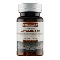 Singularis Superior Witamina D3 2000 IU, kapsułki miękkie, 60 szt.