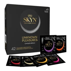 Skyn Unknown Pleasures, nielateksowe prezerwatywy, 42 szt.