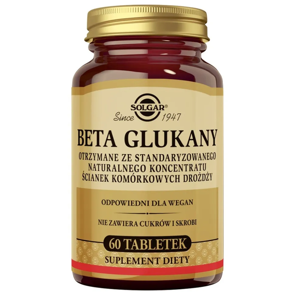 Solgar Beta Glukany, tabletki, 60 szt.