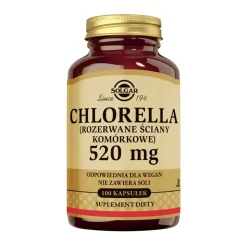 Solgar Chlorella (rozerwane ściany komórkowe), kapsułki, 100 szt.