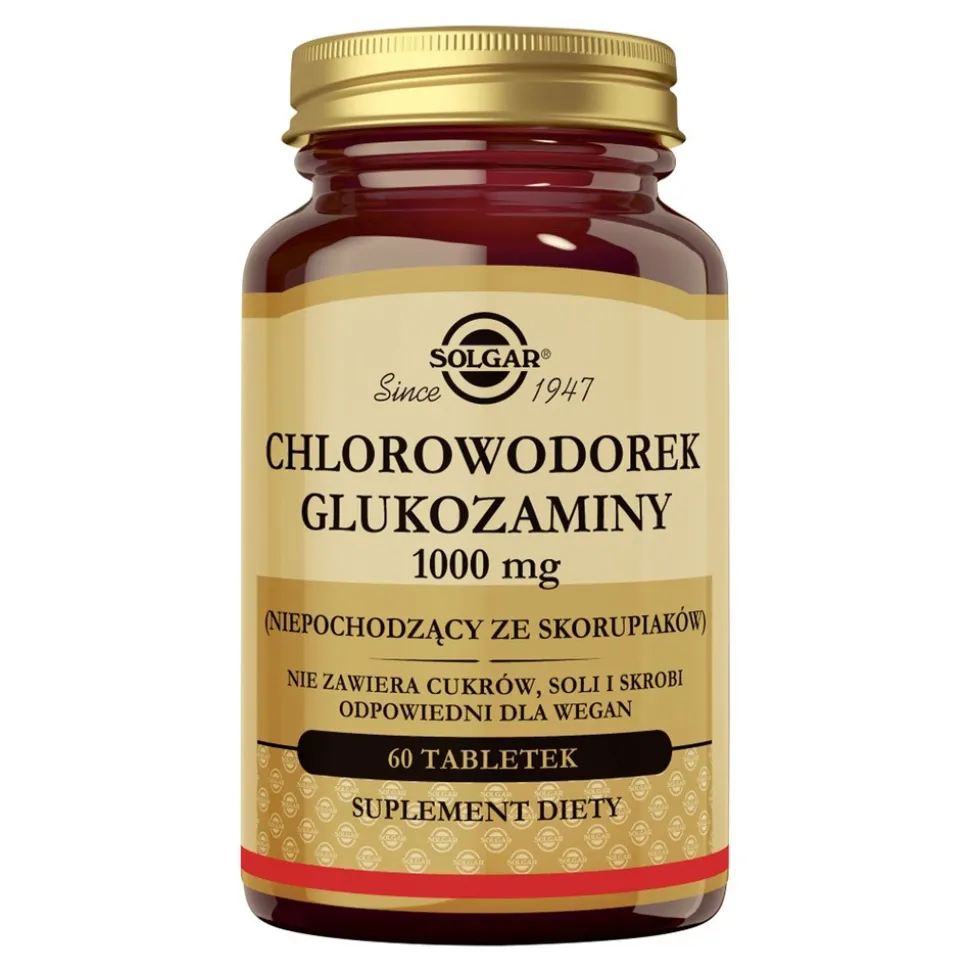 Solgar Chlorowodorek Glukozaminy 1000 mg, tabletki, 60 szt.